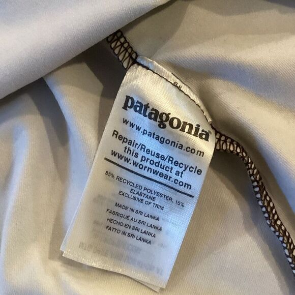 Patagonia Magnolia Spring Dress Sz XS Stretch Brown Built In Bra - Picture 6 of 10